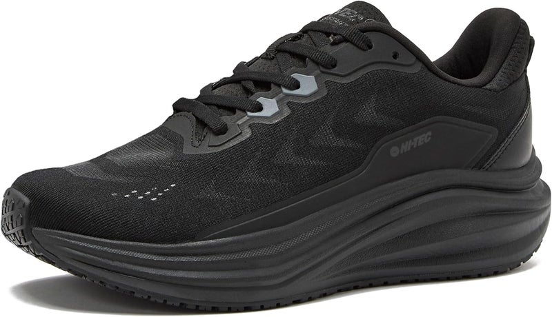 HiTEC Resist SR Runner Mesh Black Non Slip Work Shoes for Women, Comfortable Water Resistant Womens Food Service Sneakers, Medium and Wide Width, Women's Size 6-12 - Image 1